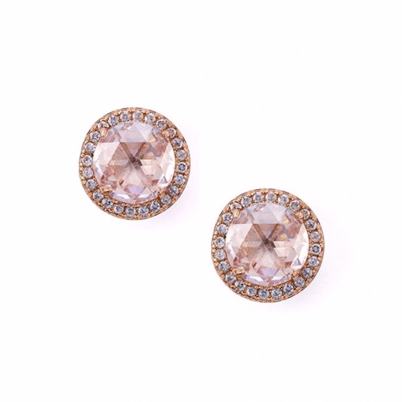kate spade Jewelry - KATE SPADE • Bright Idea Halo Earrings • Rose Gold